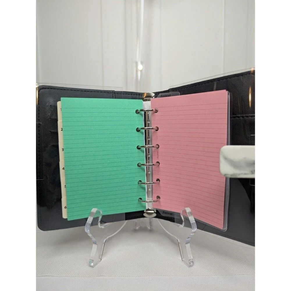 Filofax Pocket Patterns Organizer - Marble, White, Swirl, 2026 NWT